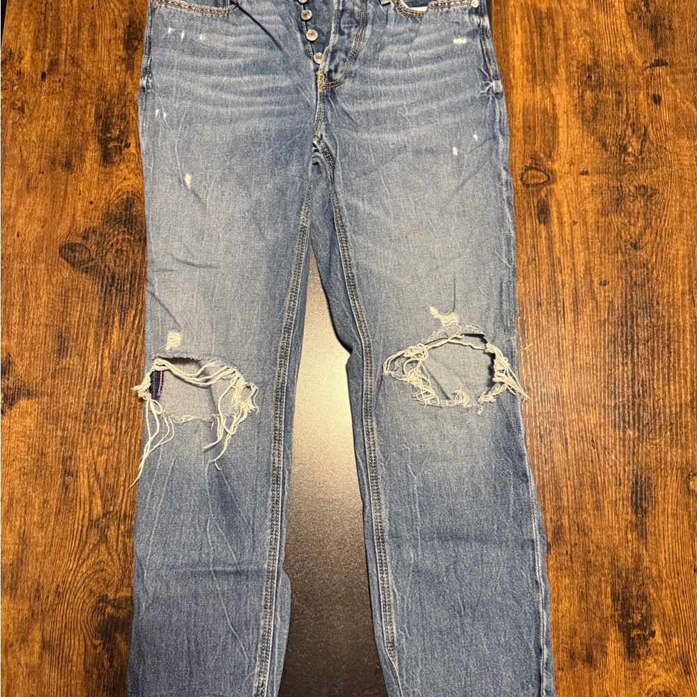 Guess Vintage Wash Button-Fly Boyfriend Jeans